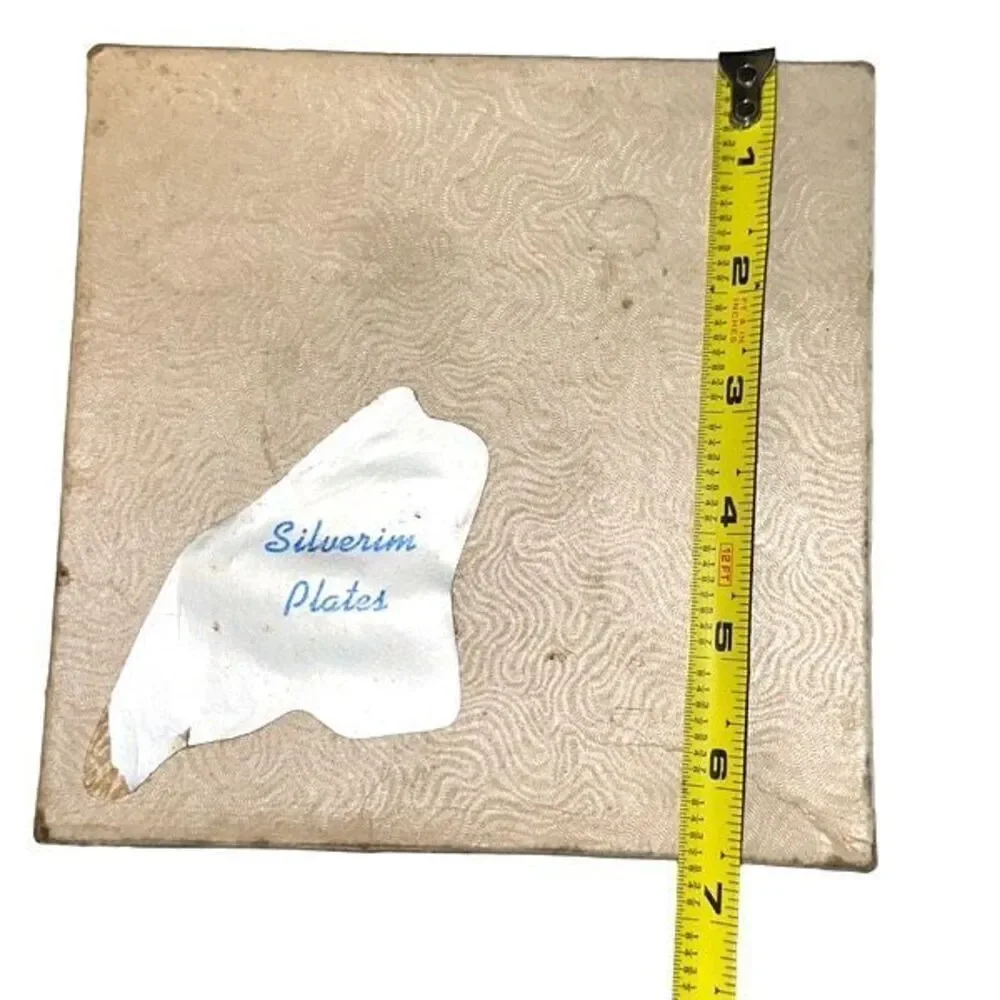 Silverim plates - set of 8